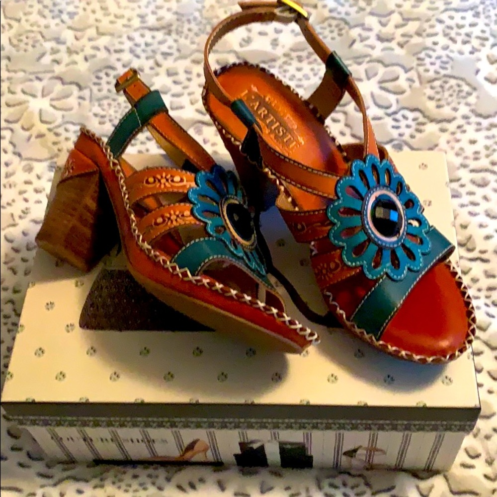 L’Artiste spring step chunky heels